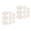 20Pcs White Plastic Sink Drain Strainer Basket for Home Kitchen Use 5