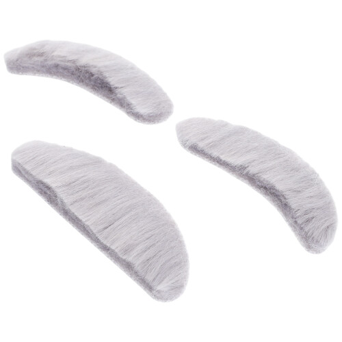 2 Sets Fake Beard Eyebrow Decor For Stage And Halloween 1
