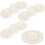 20Pcs White Plastic Sink Drain Strainer Basket for Home Kitchen Use 3