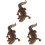 3 Pcs Ornament Simulation Static Solid Wildlife Model Toy 2