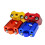 2Pcs Blue Motorcycle Handlebar Riser Aluminum Clamp for Oversize Bars 3