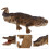 3 Pcs Ornament Simulation Static Solid Wildlife Model Toy 10