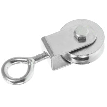 2Pcs Stainless Steel Pulley Wheel With Bearing For Lifting And Moving