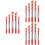 15 Pcs Twist Triangular Drill Steel Alloy Metal Masonry 6
