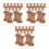 75Pcs Wood Thread Holders Vintage Spools for Crafts and DIY Projects 10