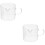 2 Pcs Cream Jugs Small Creamer Pitcher Coffee Mixing Cup Pitchers 6