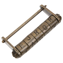 4Pcs Chinese Traditional Vintage Word Lock Set For Decoration