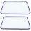2pcs Oven Tray Baking Dish Enamel Roasting Multi-Functional Heat Resistant Non-Stick Easy To Clean Kitchen Bakeware 7