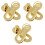 3 Pairs 12 Chain Buckle Quick Release Buckle Scooter 3