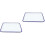 2pcs Oven Tray Baking Dish Enamel Roasting Multi-Functional Heat Resistant Non-Stick Easy To Clean Kitchen Bakeware 6