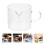 2 Pcs Cream Jugs Small Creamer Pitcher Coffee Mixing Cup Pitchers 10