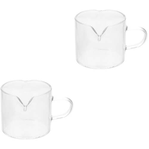 2 Pcs Cream Jugs Small Creamer Pitcher Coffee Mixing Cup Pitchers 2