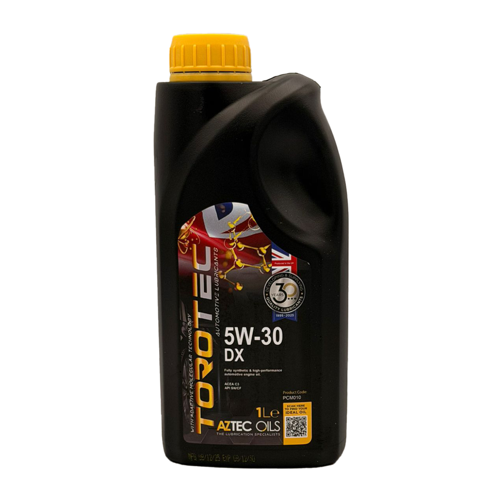 Aztec Oils Aztec 5W-30 Fully Synthetic Engine Oil Acea C3 Api Sn/Cf Bmw Ll-04 Gm Dexos 2 1L