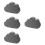 4pcs Cloud Shaped Glass Squeegee Silicone Water Wiper Bathroom Mirror 9