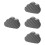 4pcs Cloud Shaped Glass Squeegee Silicone Water Wiper Bathroom Mirror 8
