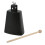 Όργανο Cowbell με ραβδί, μεταλλικό τύμπανο κρουστών με λεία επιφάνεια από ατσάλι για 2