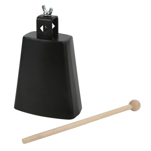 Όργανο Cowbell με ραβδί, μεταλλικό τύμπανο κρουστών με λεία επιφάνεια από ατσάλι για 1