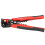 Self-Adjusting Crimper for Wire Stripping, Durable Construction Multi Function Tool with TPR Handle Ergonomic Design Suitable for Copper Aluminum 8