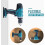 Βάση στήριξης εργαλείων για Makita 14.4V-18V Bosch 18V, με οπές βιδών από πλαστικό ABS με 5