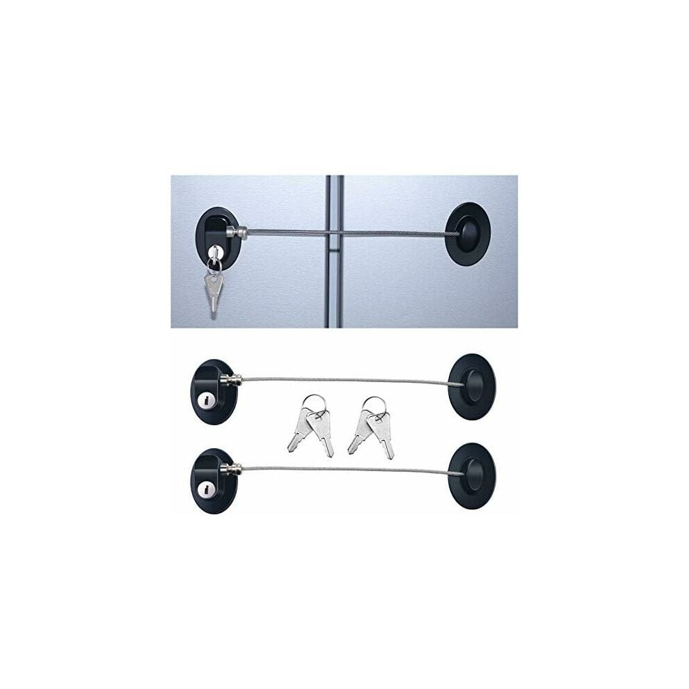 Multi-Function Lock For Refrigerator Door, Strong Hold Self-Adhesive Design Easy To Operate Child Safety Cabinet Lock, Versatile Security Ensuring