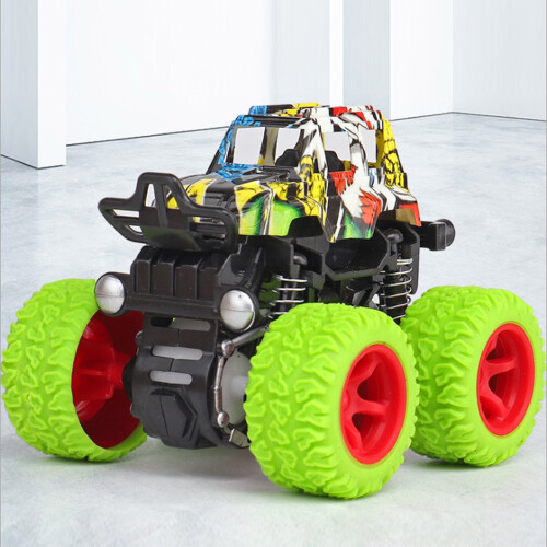 Παιχνίδι Monster Truck για παιδιά, Τριβής-Μηχανοκίνητο Όχημα Push and Go με Περιστρεφόμενο 1