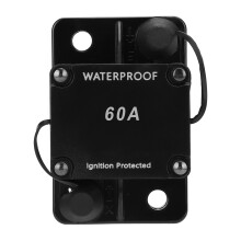 Disyuntor impermeable para automóviles y embarcaciones, dispositivo de protección contra sobrecorriente de 72 V CC con reinicio automático,