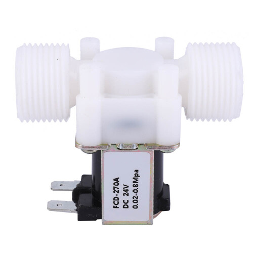 Électrovanne d'arrivée d'eau, détecteur de débit normalement fermé, haute pression, structure compacte, longue durée de vie, système de