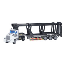 Hochrealistisches Spielzeugauto-Set, LKW-Modell aus Metall mit Rückziehfunktion und hellen Lichtern, detailliertes Design, Lernspielzeug für Kinder