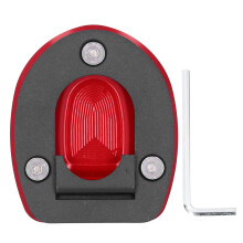 Kickstand Pad For Motorcycle Foot Stand, Side Enlarger Kickstand Stand Extension Plate Compatible With Vespa GTS 250 300 2013–2019, CNC Machined