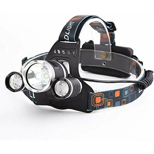 Φακός κεφαλής LED Adventure Ready, επαναφορτιζόμενος και αδιάβροχος σχεδιασμός,