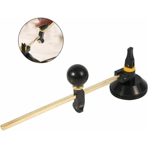 Ρυθμιζόμενος κυκλικός κόφτης γυαλιού, σχεδιασμός στυλ πυξίδας, υλικό προστασίας