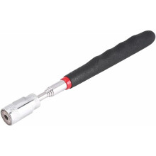 Bocce Ball Extendable Retrieving Tool with Flexible Head, Magnetic Pick Up Wand for Hardware Tools & Metal Parts, 8 Lbs Magnetic Force Stainless