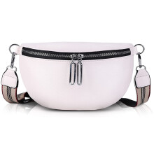 Stilfuld crossbody-mavetaske til kvinder, bæltetaske i kunstlæder med justerbar rem og slidstærkt materiale til rejser og hverdagsbrug