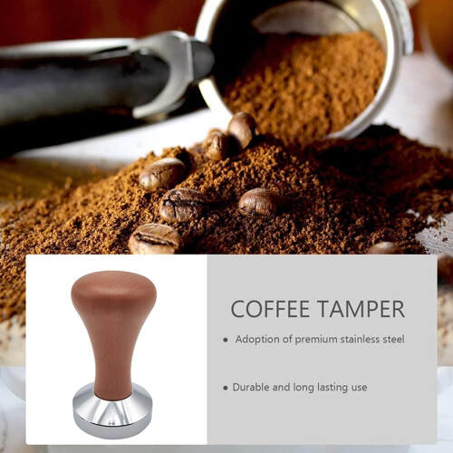 Πατητήρι Espresso, Επαγγελματικό Εργαλείο Barista με Βάση από Ανοξείδωτο Ατσάλι και 2