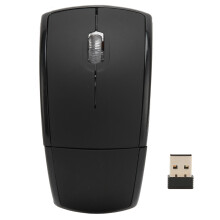 Stille klik draadloze optische muis, plug-and-play nano-USB-ontvanger met instelbare dpi-niveaus voor krachtige computerprestaties, ergonomisch