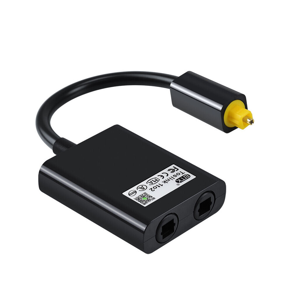 Optical Splitter, Uncompressed Pcm, Digital Optical Audio Splitter For Seamless Connectivity In Your Home Theater 9433291298350