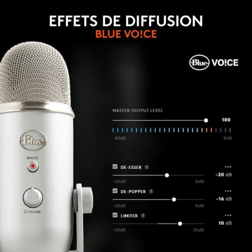 Microfoon Blue Microphones YETI ZILVER 2