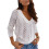 Πλεκτό πουλόβερ γυναικών με μακριά μανίκια, με κοψίματα, χοντρό πλεκτό, ζεστό, 1