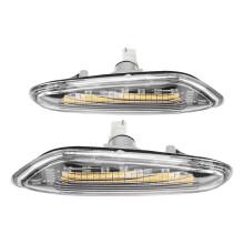 Direkter Ersatz für Seitenmarkierungsleuchten mit sequenzieller LED-Beleuchtung, verbesserte Sicherheit und Sichtbarkeit für BMW E82, E88 und E90.