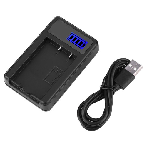 Φορτιστής LCD για ψηφιακές φωτογραφικές μηχανές Φορτιστής μπαταρίας USB Οθόνη LCD με