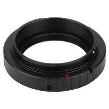 Durable Aluminum Alloy Construction T-Ring Adapter for Canon EOS Camera, Rust-Resistant Oxidized Finish Simple and Secure Attachment Precision Fit,