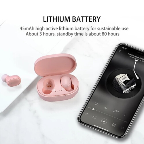 Κομψά ακουστικά Bluetooth, εξαιρετικά ελαφριά, ποιότητα στερεοφωνικού ήχου Hi-Fi, για 2