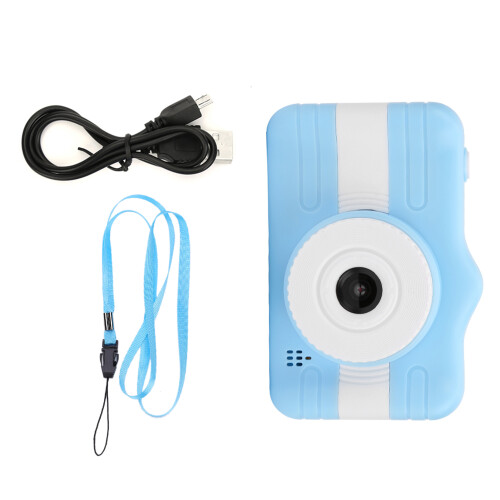 Câmera de vídeo digital infantil, câmera selfie para crianças com tela IPS de 2,4 polegadas e resolução de vídeo de 1080p, câmera dupla