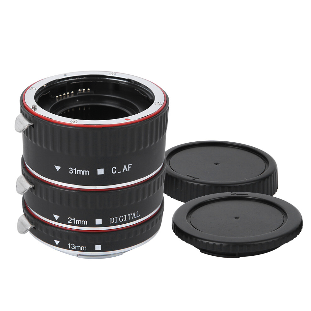 Auto Focus Macro Extension Tube Set For Canon Ef Ef-S Mount Full Autofocus Compatibility Ttl Auto Exposure Adjustable Magnification Extension Tube 9482726523109