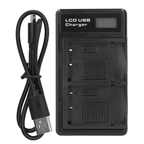 Φορτιστής μπαταρίας LCD USB για φωτογραφικές μηχανές Sony, έξυπνος επαναφορτιζόμενος