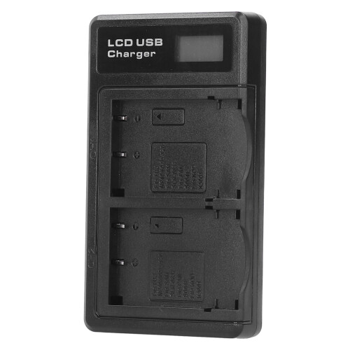 Φορτιστής μπαταρίας LCD USB για φωτογραφικές μηχανές Sony, έξυπνος επαναφορτιζόμενος 2