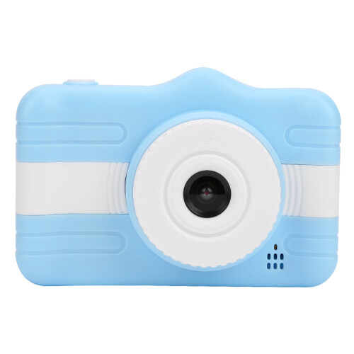 Câmera de vídeo digital infantil, câmera selfie para crianças com tela IPS de 2,4 polegadas e resolução de vídeo de 1080p, câmera dupla 1