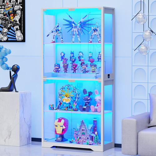 BROTTAR Display Cabinet with Glass Doors