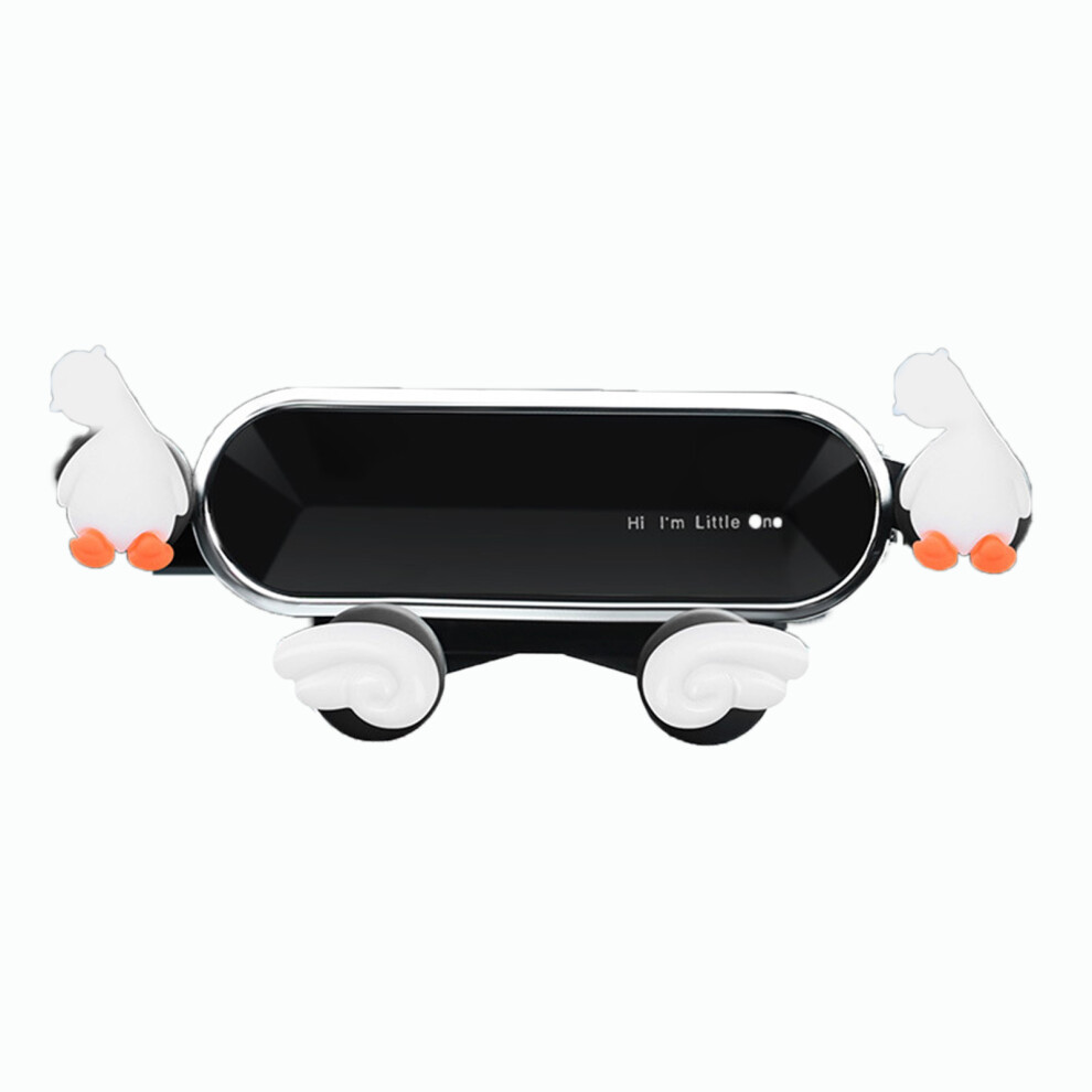 Mobile Phone Holder For Car Air Outlet, Invisible Gravity Universal Car Mobile Mount With Retractable Design, One-Handed Operation Gravity Mechanical 9358999954035