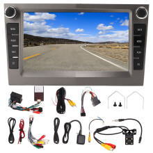 Android autoradio voor Toyota Corolla E120 met GPS, wifi, Bluetooth, touchscreen (7 inch) en draadloze CarPlay, gesplitst scherm, stuurwielbediening